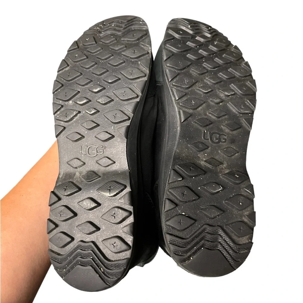 UGG SUVI WATERPROOF WOMEN WINTER BOOTS LEATHER BLACK